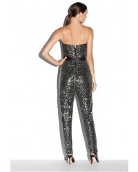 Milly Stretch Sequins Bustier Jumpsuit