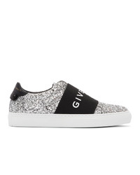 Givenchy Black And Silver Urban Street Sneakers
