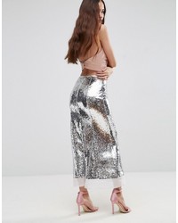Asos Premium Sequin Midaxi Skirt