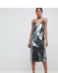 Asos Tall Asos Design Tall All Over Sequin Cami Midi Dress