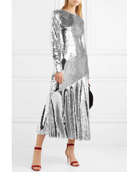 Racil Gilda Sequined Tulle Midi Dress