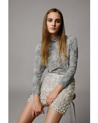 Topshop Crystal Sequin Pelmet Skirt