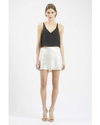 Topshop Iridescent Sequin Mini Skirt