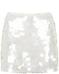 Topshop Iridescent Sequin Mini Skirt