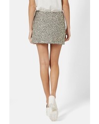 Topshop Sequin Miniskirt