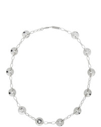 Avgvst Jewelry Silver Sequin Necklace