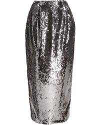 Sally Lapointe Stretch Sequin Pencil Skirt