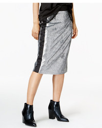 Bar III Sequined Pencil Skirt Only At Macys