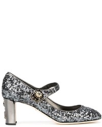 Dolce & Gabbana Sequinned Mary Jane Pumps