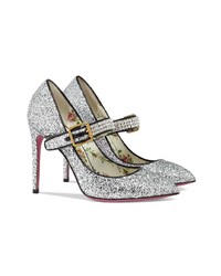 Gucci Glitter Pump With Crystals