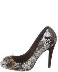 Tory Burch Sequin Embellished Pumps