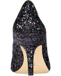 INC International Concepts Zitah Pointed Toe Glitter Evening Pumps