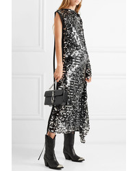 MM6 MAISON MARGIELA Convertible Sequined Tulle And Stretch Lam Midi Dress