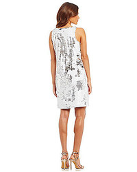 Vince Camuto Two Way Sequined Shift Dress