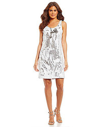 Vince Camuto Two Way Sequined Shift Dress