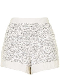 Topshop Sequin Embellished Shorts