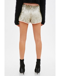 Forever 21 Sequined Drawstring Shorts