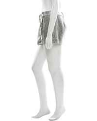 Diane von Furstenberg Sequined Silk Shorts