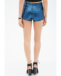 Forever 21 Sequined Tap Shorts