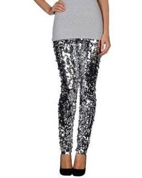 Dolce and Gabbana Silver Sequin Paillette Embellished Leggings M Dolce &  Gabbana | The Luxury Closet