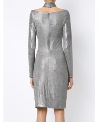 Tufi Duek Metallic Gathered Dress