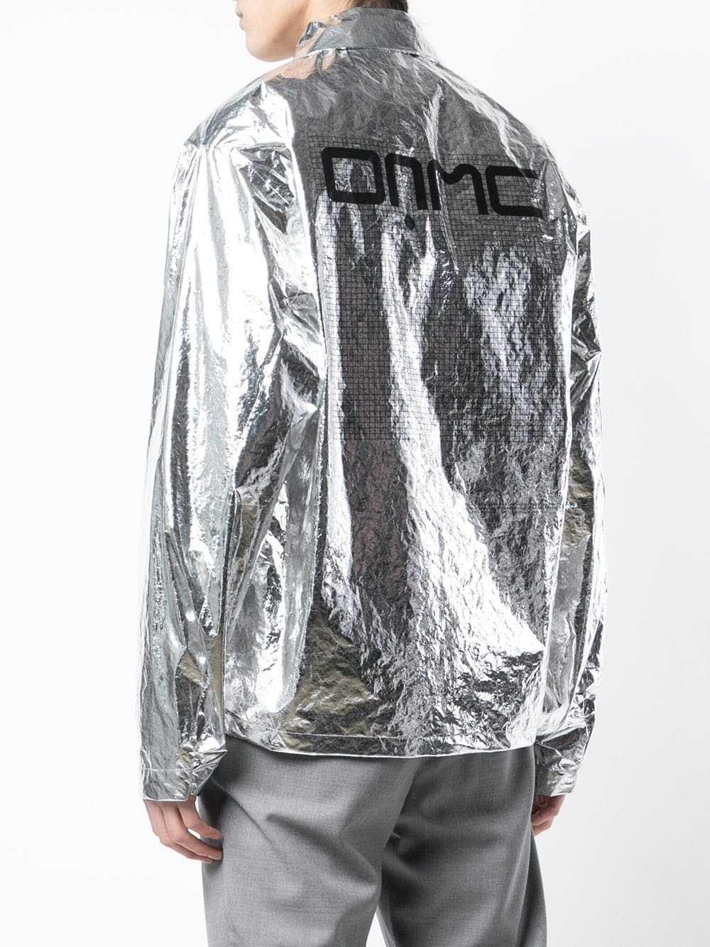 Oamc Metallic Shirt Jacket, $742 | farfetch.com | Lookastic