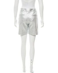 Diane von Furstenberg Knee Length Metallic Shorts