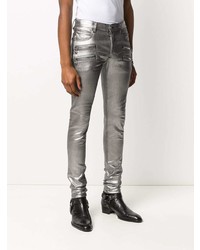 Balmain Zipped Detail Slim Jeans
