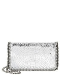 NO 8833313 NOATD 8831638, Bags, Metallic Snake Silveredblack Soft Texture  Synthetic Handbag Animal Print