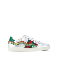 Gucci Ace Dragon Embroidered Sneakers