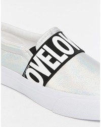 Asos Collection Dolston Feel The Love Sneakers