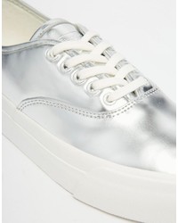 Pull&Bear Metallic Flatform Sneaker