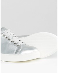 Daisy Street Silver Sneakers