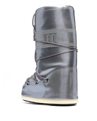 Moon Boot Metallic Snow Lace Up Boots