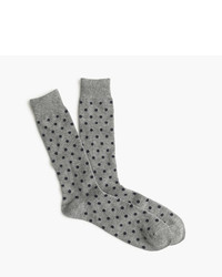 J.Crew Cashmere Small Dots Socks