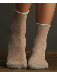 Sterling Summer Night Shimmer Sheer Bootie Socks
