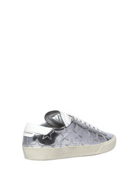 Saint Laurent 20mm Court Classic Star Leather Sneakers