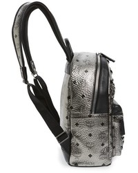 MCM Small Stark Studded Backpack Metallic