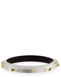 Alexis Bittar Golden Studded Hinge Bracelet