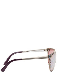 Versace Silver Rock Icons Medusa Studded Sunglasses