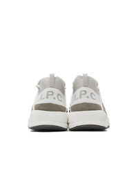 A.P.C. Grey Run Around Sneakers