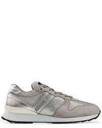 Hogan Rebel Leather And Suede Sneakers