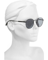Polaroid 51mm Polarized Round Sunglasses Palladium