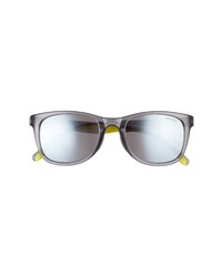 Carrera Eyewear 52mm Rectangular Sunglasses In Grey Silver Mirror At Nordstrom