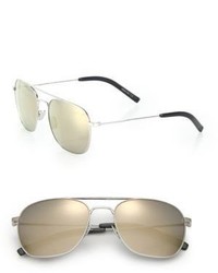 Saint Laurent 55mm Navigator Sunglasses