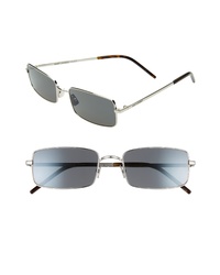 Saint Laurent 56mm Rectangle Sunglasses