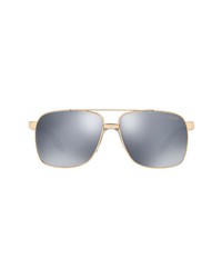 Versace 59mm Aviator Sunglasses In Goldsilver Mirror At Nordstrom