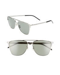 Saint Laurent 59mm Aviator Sunglasses