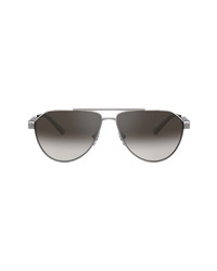 Versace 62mm Oversize Aviator Sunglasses