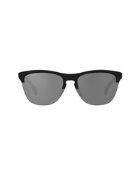 Oakley 63mm Browline Sunglasses In Polished Blackprizm Black At Nordstrom